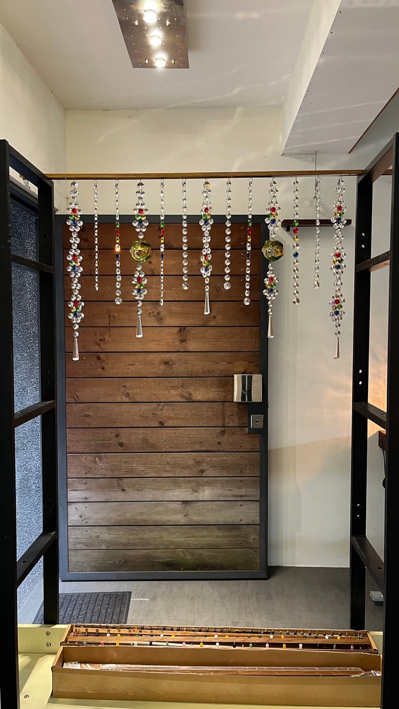 琉璃貔貅五行门帘 风水的用品 我家的最美 正古法琉璃 化煞开运 - 门帘/门牌 - 水晶 多色