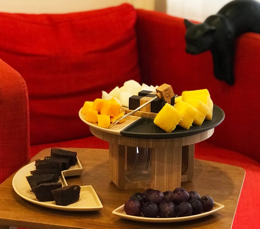 【ViREO】棋格器膳 礼盒组 |  金点设计奖 |陶瓷下午茶餐具组 - 盘子/餐盘/盘架 - 陶 咖啡色