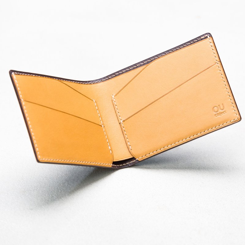 偶物 /// 经典对折短夹 - 皮夹/钱包 - 真皮 