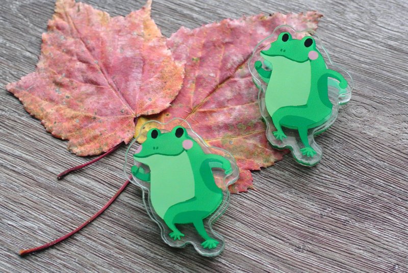 压克力夹子 | 我是呱呱 - 其他 - 压克力 绿色