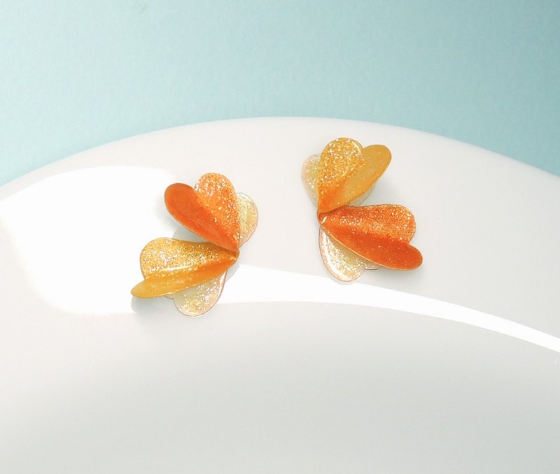 蝴蝶系列六/耳针/耳夹 - 耳环/耳夹 - 其他材质 多色