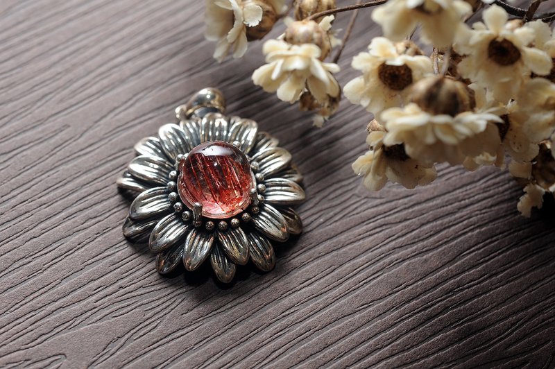 红铜发坠子 矿石/水晶/灵修/开运/招财/破煞/防小人 - 项链 - 半宝石 