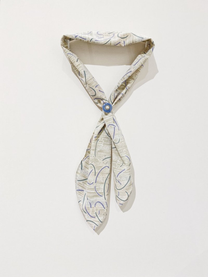 JOJA 日本老布制 领巾 / 发带 - 丝巾 - 聚酯纤维 卡其色