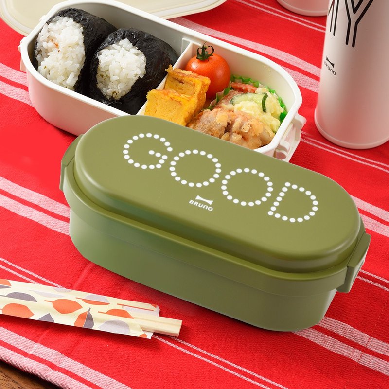 轻巧便携 | 日本BRUNO GOOD 便当盒 BHK225 - 便当盒/饭盒 - 其他材质 绿色
