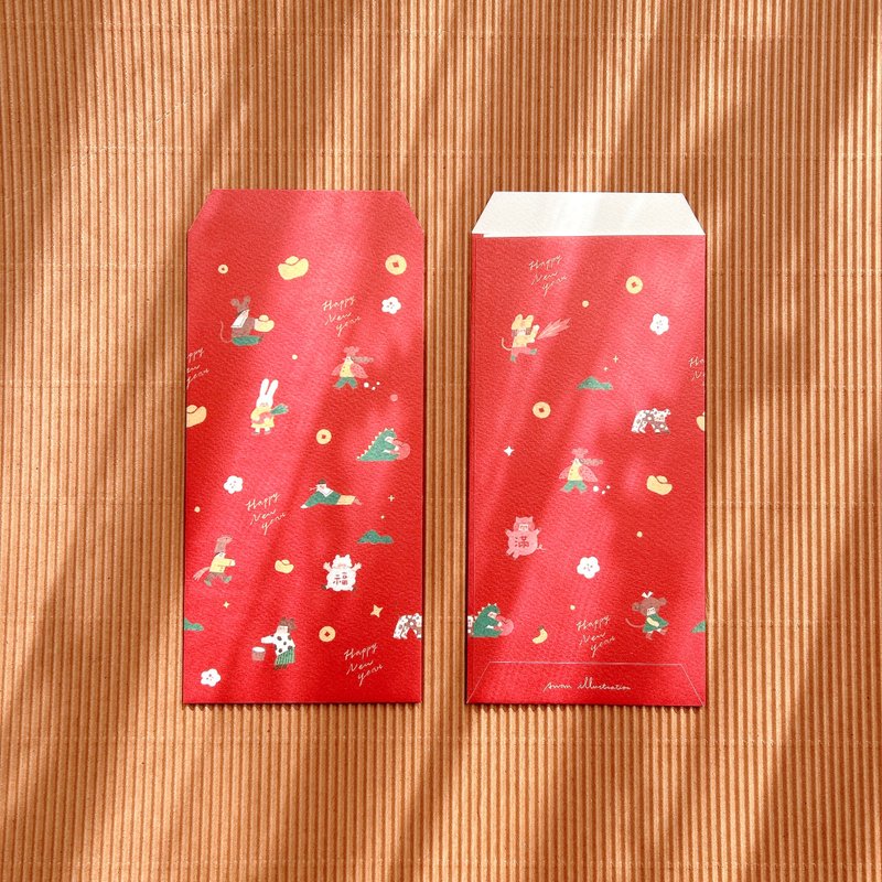 十二生肖都来了通用红包袋 - 红包/春联 - 纸 红色