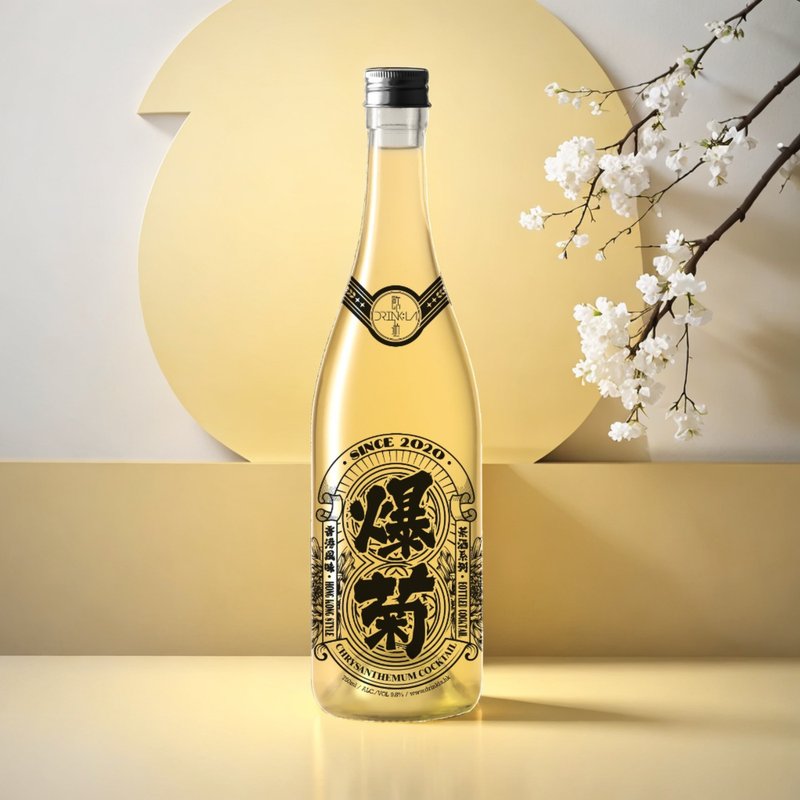 Drink La 饮啦 - 爆菊 (750毫升) 香港樽装特调鸡尾酒 - 酒类 - 新鲜食材 