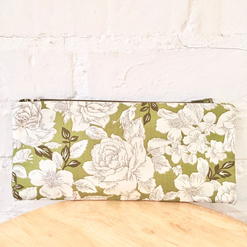 布笔袋/收纳袋 加厚 - 铅笔盒/笔袋 - 棉．麻 绿色