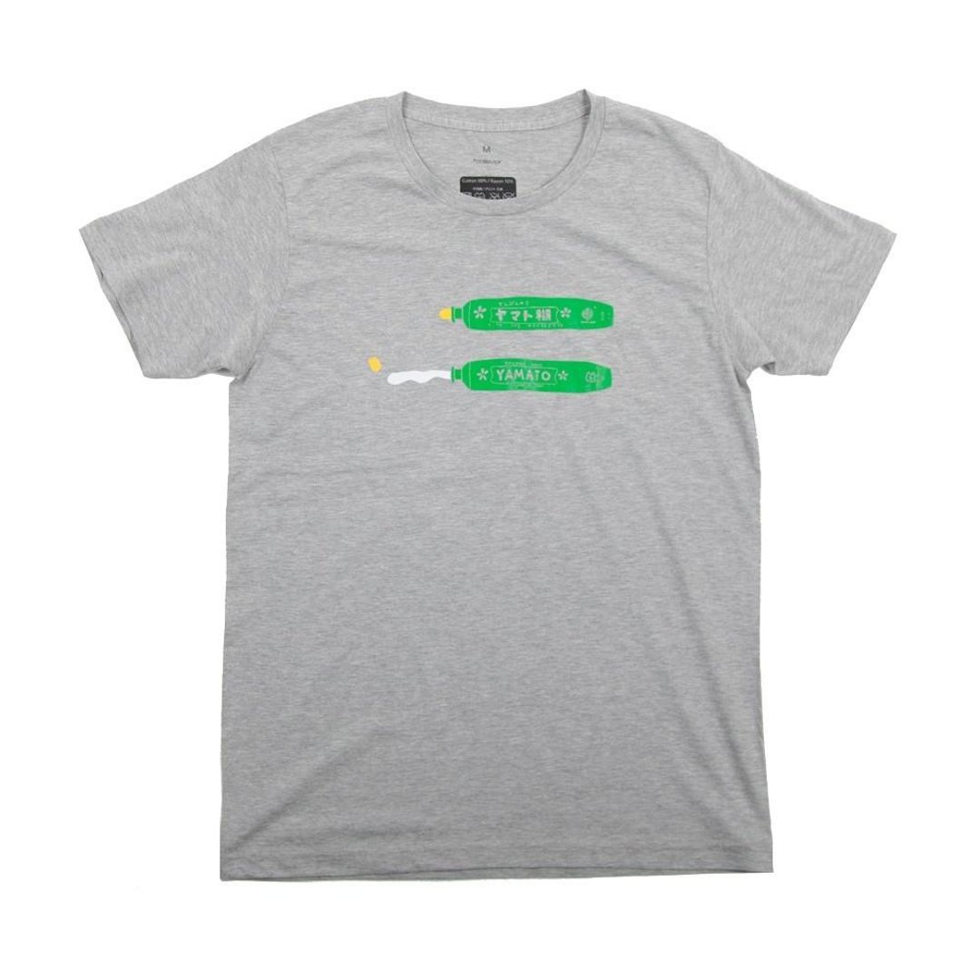 Yamato Nori Tube T-shirt Unisex S-XL size, Ladies S-L size Tcollector - 女装 T 恤 - 棉 灰色