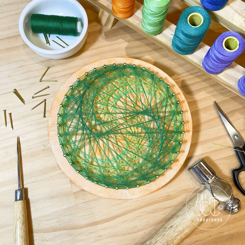 Stringart 艺术作品 - 摆饰 - 其他材质 多色