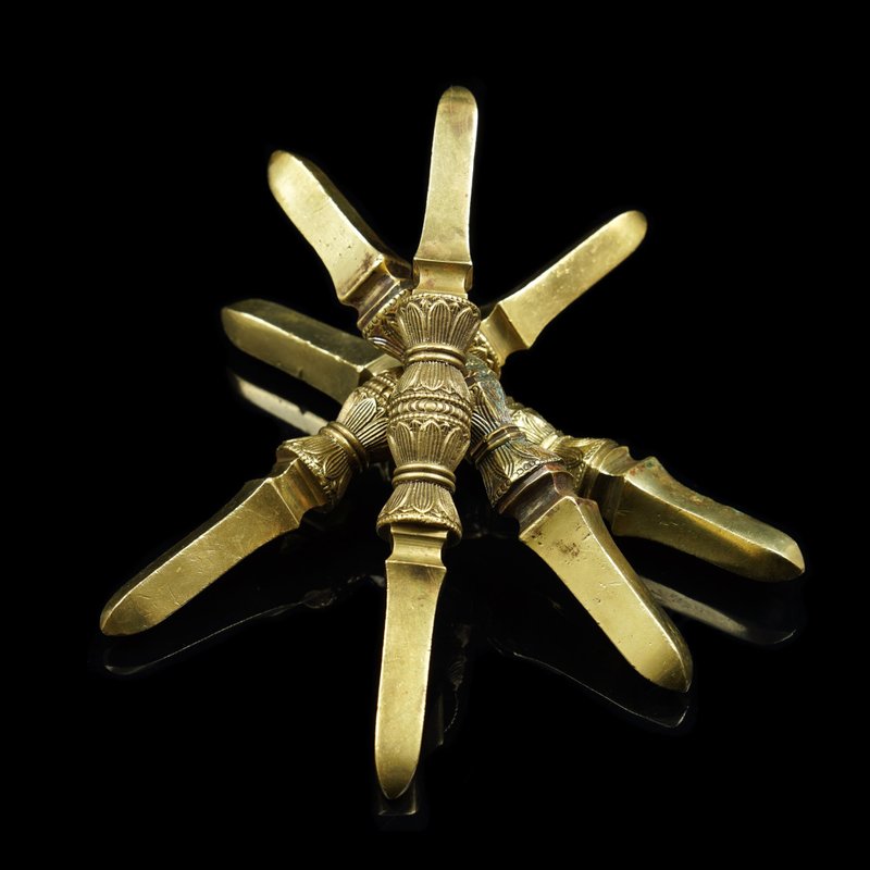 日本19世纪东密法器-独钴杵(A.B.C.D款)四把 - 其他 - 其他材质 