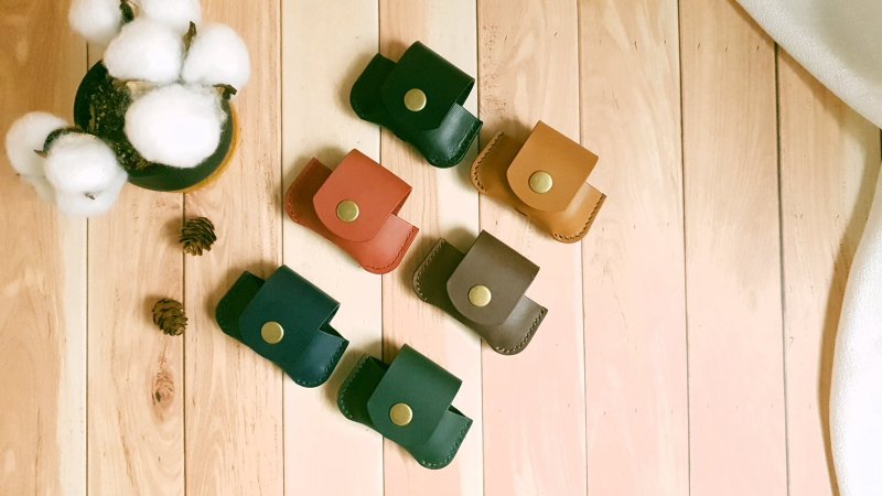 YF158 手工文创_Airpods 耳机套、耳机保护套、真皮耳机套 - 耳机收纳 - 真皮 多色