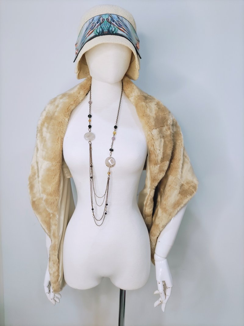 米唐亚时尚-设计师设计手工制作-多层次玉石琉璃长链-项链 - 项链 - 玉石 