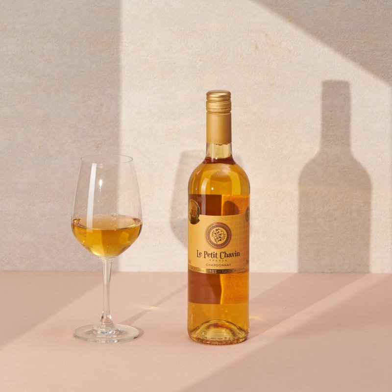 法国小夏凡 Le Petit Chavin 夏多内 无酒精白酒 750ML Vegan - 果汁/蔬果汁 - 其他材质 金色