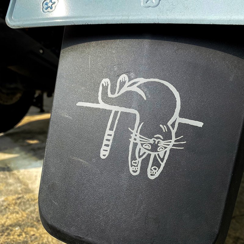 墙上动物 大象 猫咪 熊 喷火龙 机车贴纸 汽车贴纸 防水 篓空无底 - 贴纸 - 防水材质 