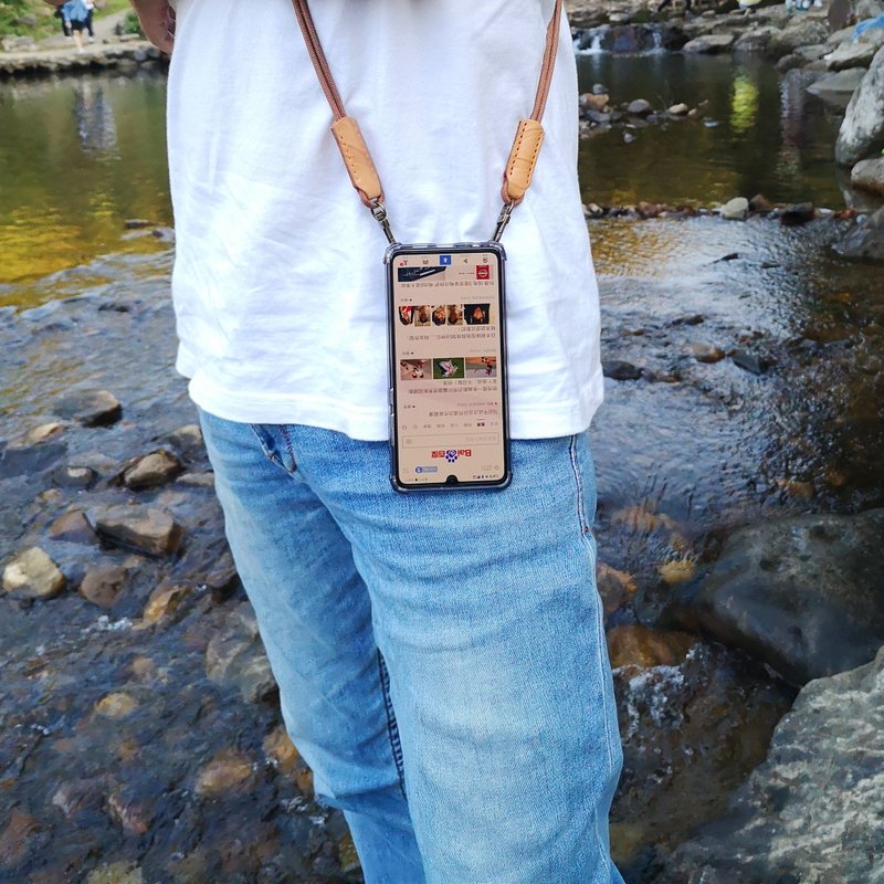 可调节 苹果 iPhone X  XR Max 11 12 13 14 Pro  斜挎款保护套 - 手机壳/手机套 - 硅胶 