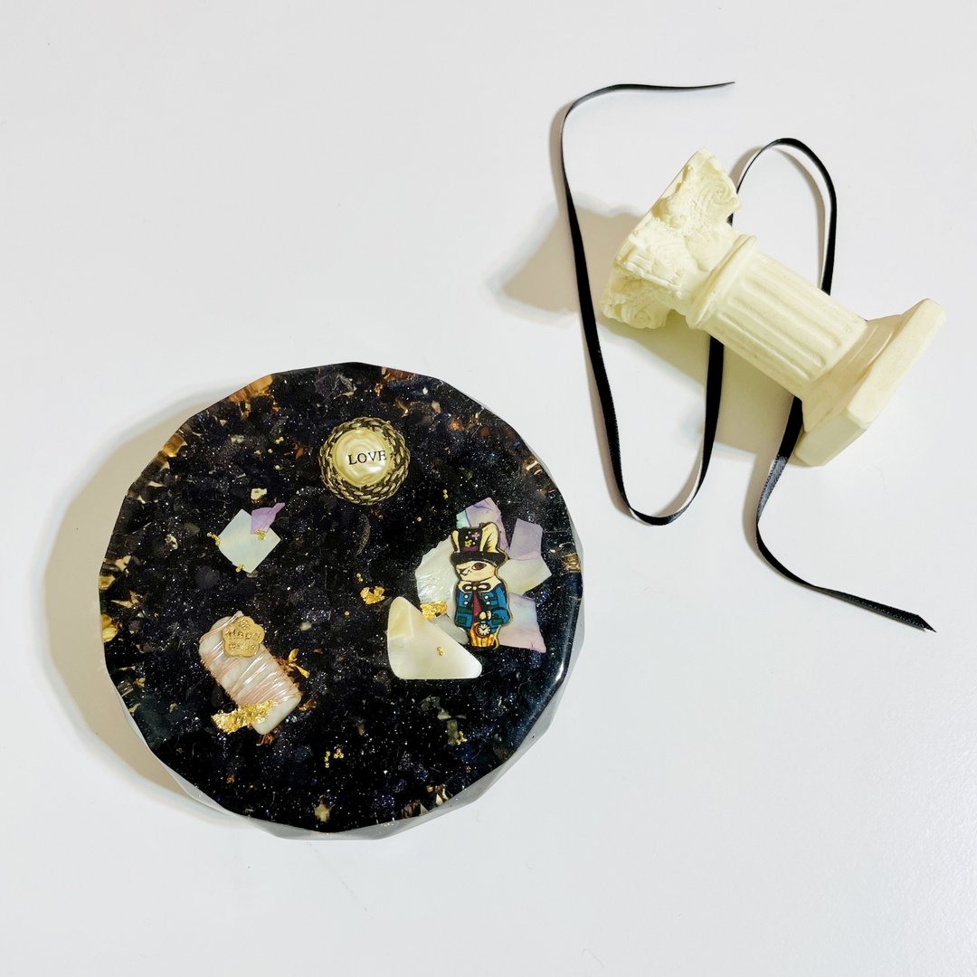 奥刚杯垫/烛台/摆件/疗愈/orgonite/招财开运 - 摆饰 - 半宝石 多色