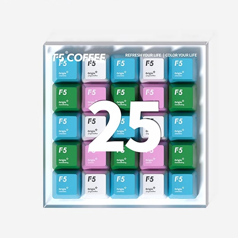 F5冷萃超即溶黑咖啡新年礼盒 - 咖啡 - 其他材质 