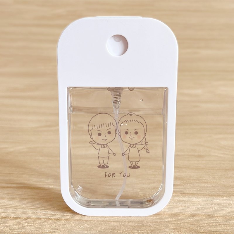 【边框款】定制 酒精/香水喷雾瓶-日系昭和小丸子风 - 其他 - 塑料 粉红色