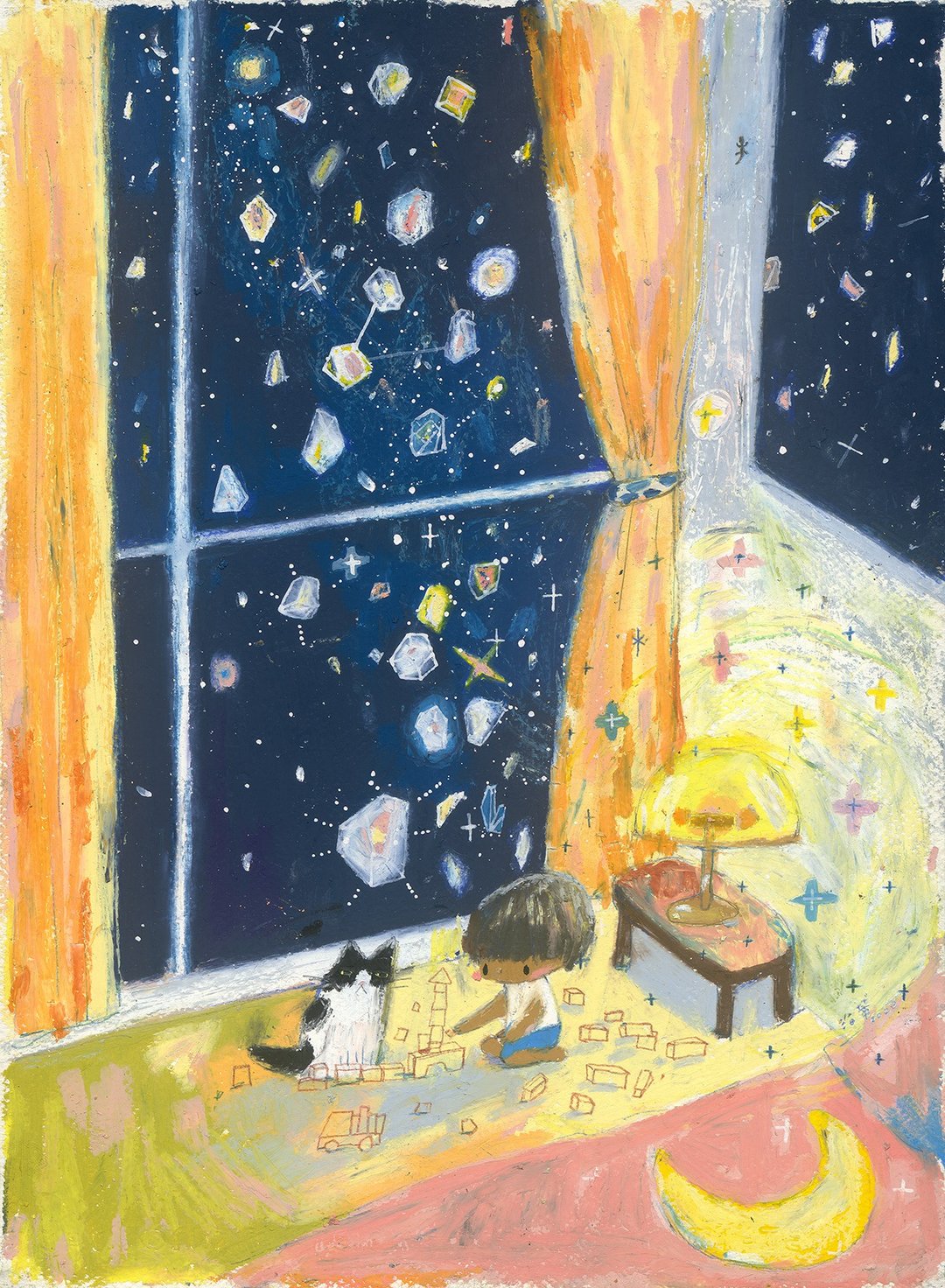 限量复制画。孩子。星星好吵 - 海报/装饰画/版画 - 纸 