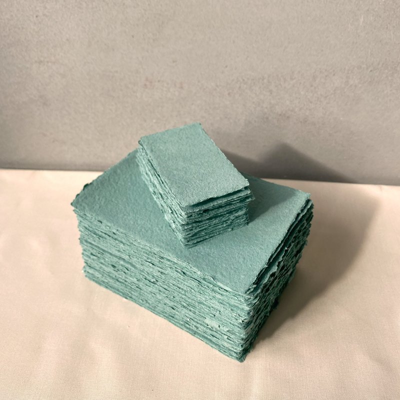 【手工纸】手抄纸 手工纸 绿色手抄纸 再生手抄纸 纸品 - 卡片/明信片 - 纸 绿色