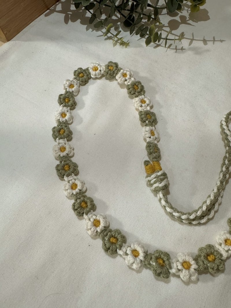 全花花手机挂绳/可调式 - 挂绳/吊绳 - 棉．麻 