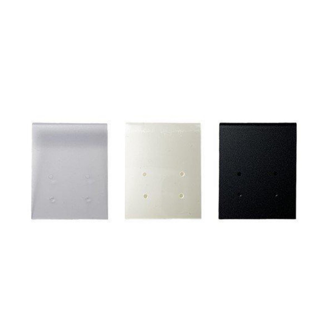 Earring mount 10 pieces OEM available 3color - 收纳用品 - 塑料 黑色