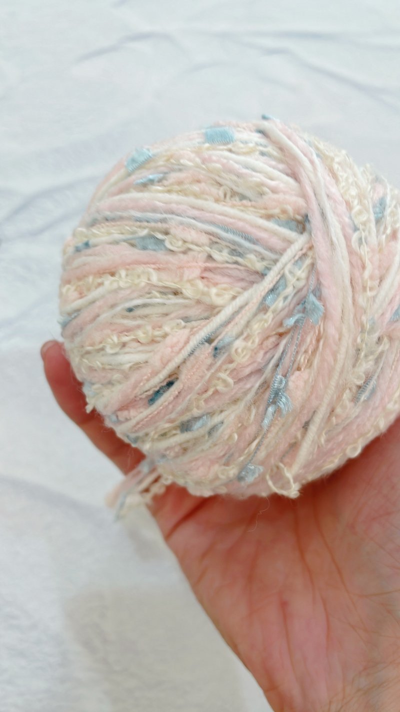 Zhi04-独角兽 100g 【自混线/手染混线/特殊线/棉线/DIY/编织 - 编织/刺绣/羊毛毡/裁缝 - 棉．麻 