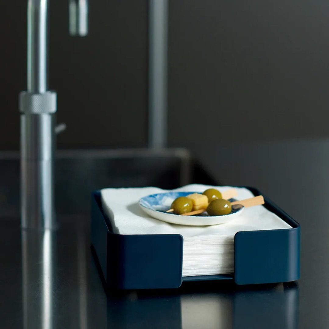 Design Bite 桌上型餐巾纸架 (4色可选) - 收纳用品 - 其他金属 多色