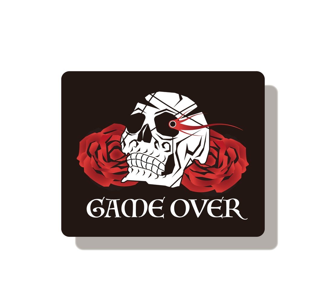 【Humi鼠标垫-游戏人生-Game Over】居家办公/艺术品/定制化礼物 - 鼠标垫 - 环保材料 