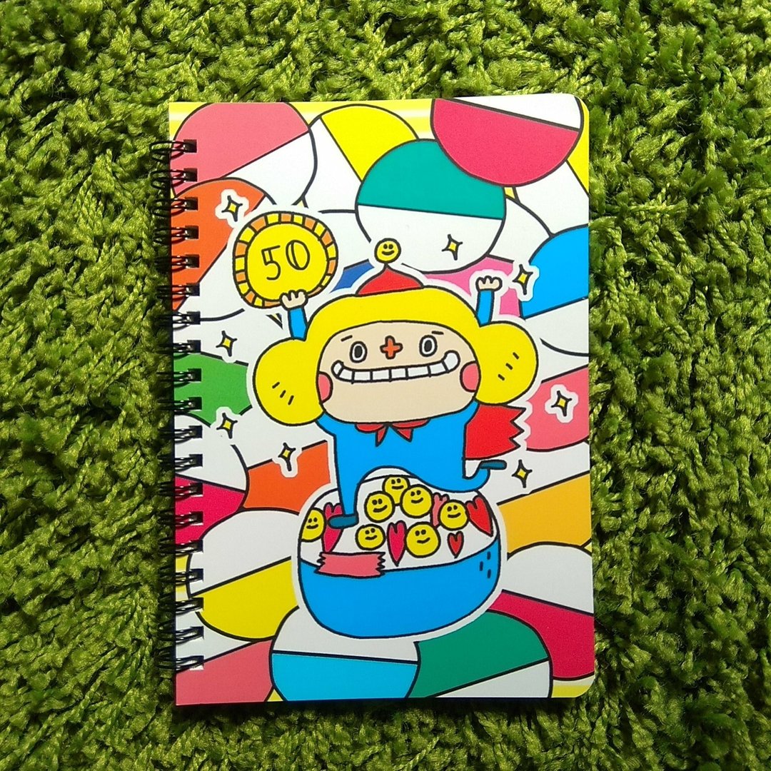(专属订单for starwalk)花大鼻线圈周记事本WEEKLY PLAN - 笔记本/手帐 - 纸 多色