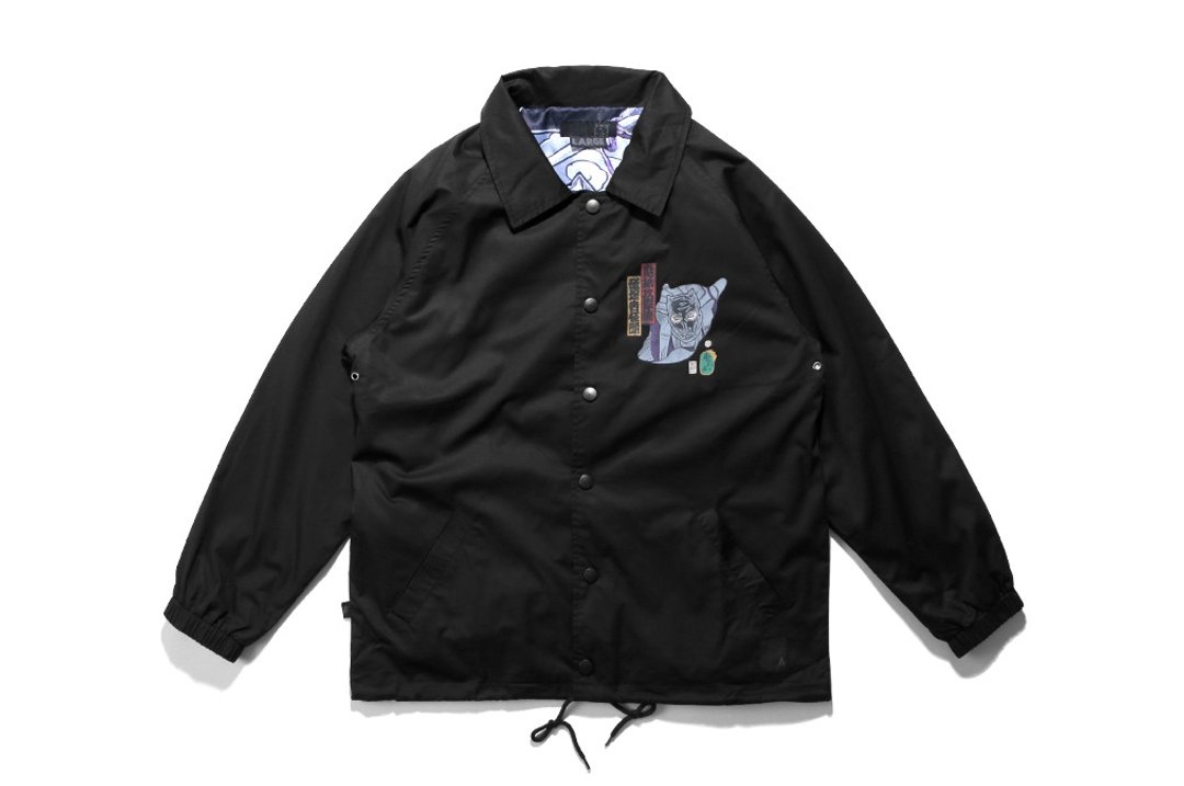 VANDAL X 雕振 合作教练外套 - 男装外套 - 聚酯纤维 黑色