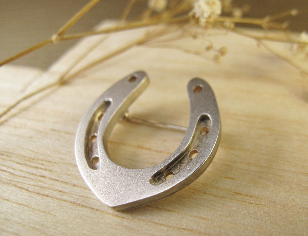 【Horseshoes】马蹄铁-别针 - 胸针 - 其他金属 银色