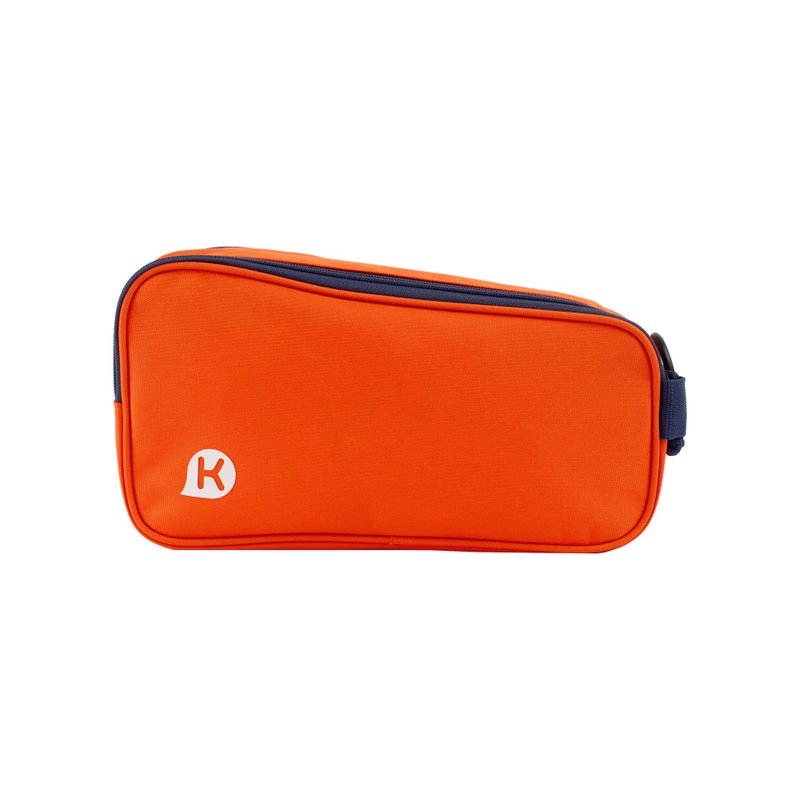 BRETT 系列超轻便双分隔内裱胶鞋袋连背带 - 橙色 - 其他 - 聚酯纤维 橘色