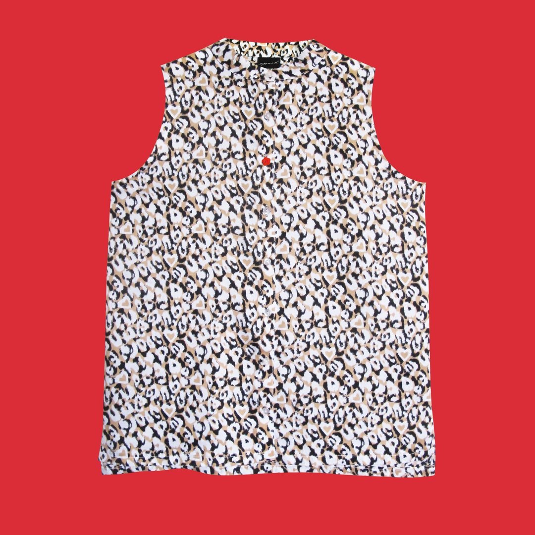 小宝石搜集册立领衬衫 LITTLE GEM BOOK BAND COLLAR BLOUSE - 女装上衣 - 其他材质 多色