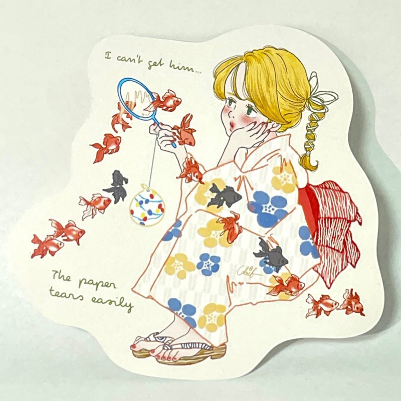 明信片 压花 - 卡片/明信片 - 纸 多色