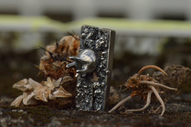 象牙宫坠饰 • 原产场景 - 项链 - 纯银 银色