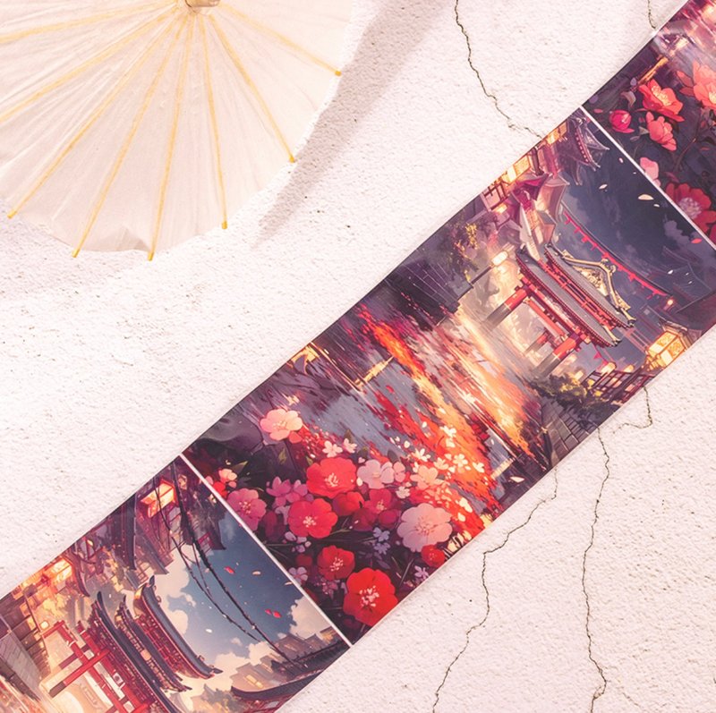 花重锦官城 PET 纸胶带 - 纸胶带 - 其他材质 多色