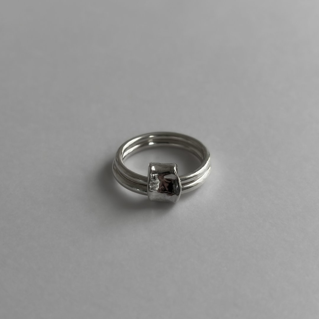 戒指 925纯银 top ring01 - 戒指 - 其他金属 