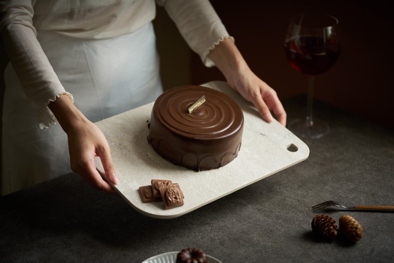 西班牙陶瓷料理板-罗马木纹 - 托盘/砧板 - 环保材料 白色