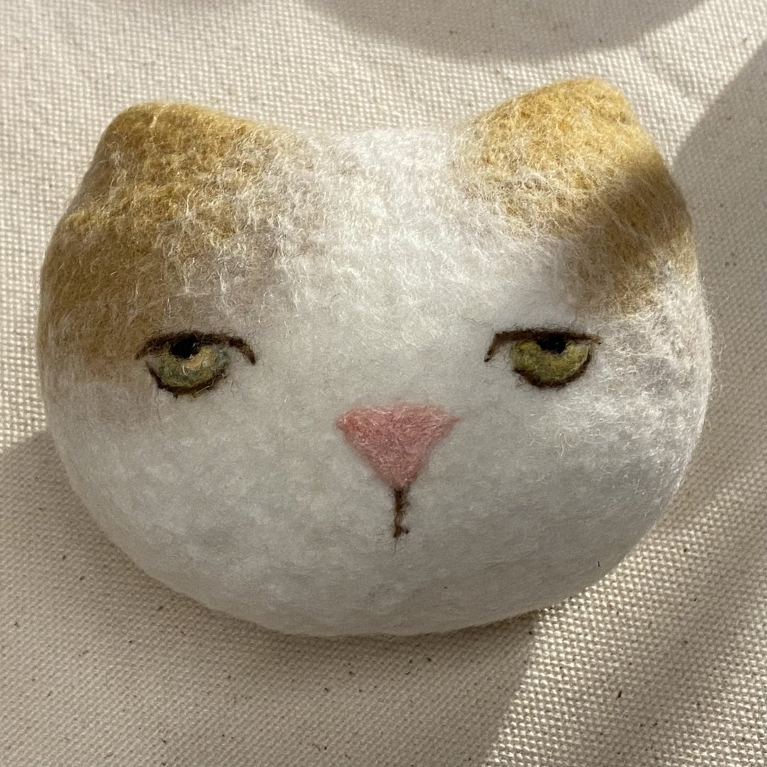 猫首财包  羊毛制品 羊毛毡 零钱包 财布 - 零钱包 - 羊毛 