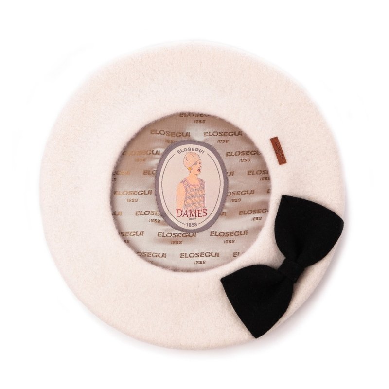 西班牙ELOSEGUI 女ISI贝雷帽EL_ISI06081初雪 - 帽子 - 羊毛 