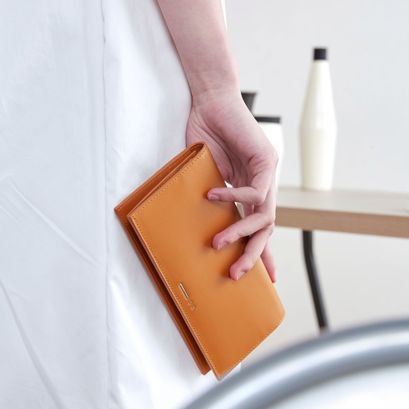 DA09 长夹 – 棕色 (Minimal Leather Bag) - 皮夹/钱包 - 真皮 咖啡色