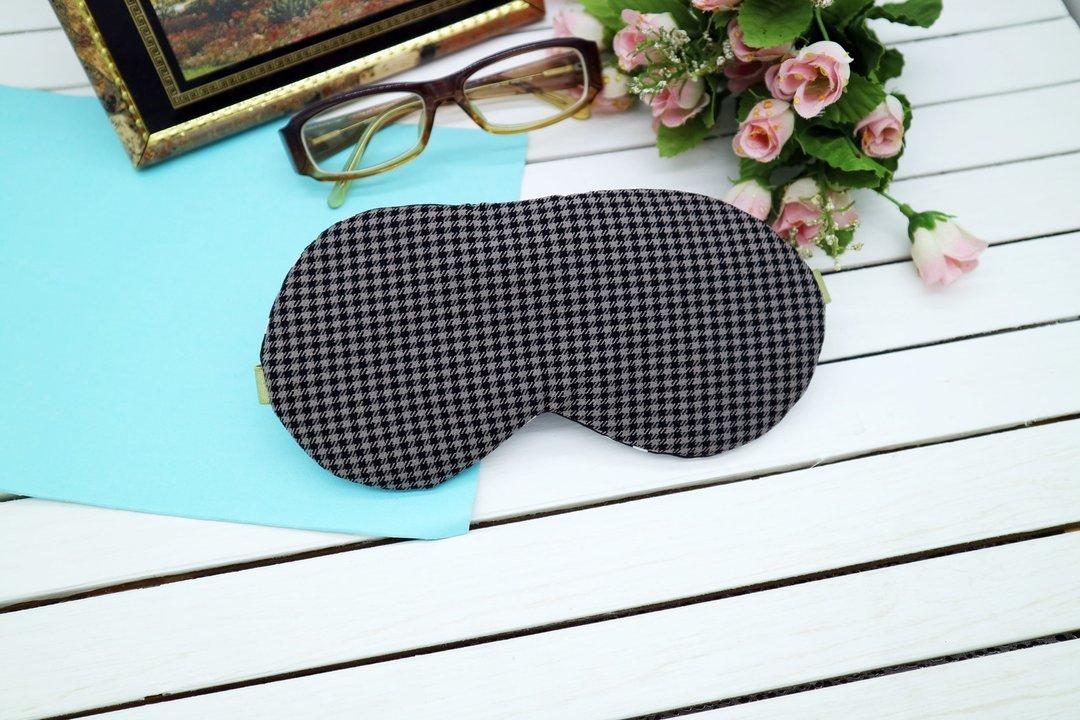 千鸟 可调式眼罩  sleep mask - 眼罩 - 棉 灰色