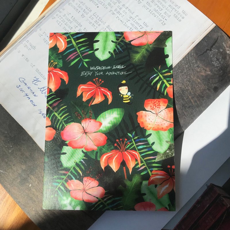 Enjoy your adventure 明信片 - 卡片/明信片 - 纸 绿色