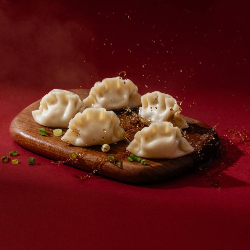 【达人上菜】捏花水饺(猪肉高丽菜)-2入组  味蕾与造型的双重享受 - 熟食小吃 - 其他材质 红色