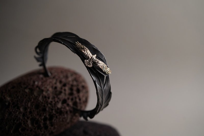 9K金 925银 荒漠手镯 (MW B1064) - 手链/手环 - 贵金属 