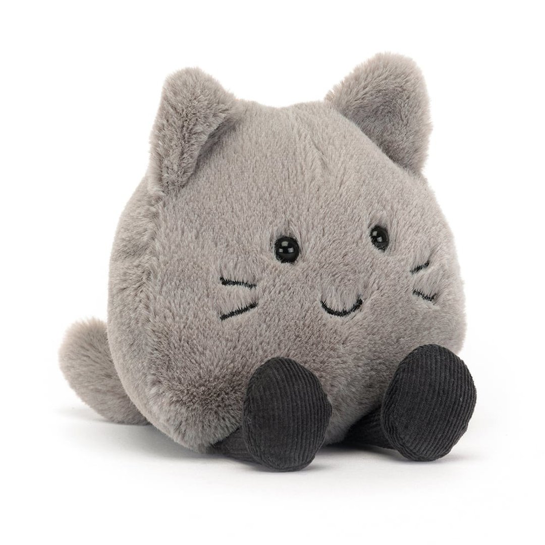 Amuseabean Kitty 趣味豆仔猫咪 - 玩偶/公仔 - 聚酯纤维 银色