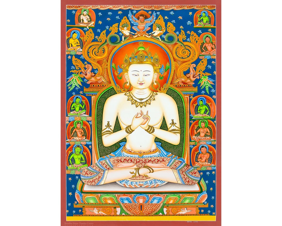 神圣毗卢遮那佛尼瓦里风格唐卡 - 墙贴/壁贴 - 其他材质 多色