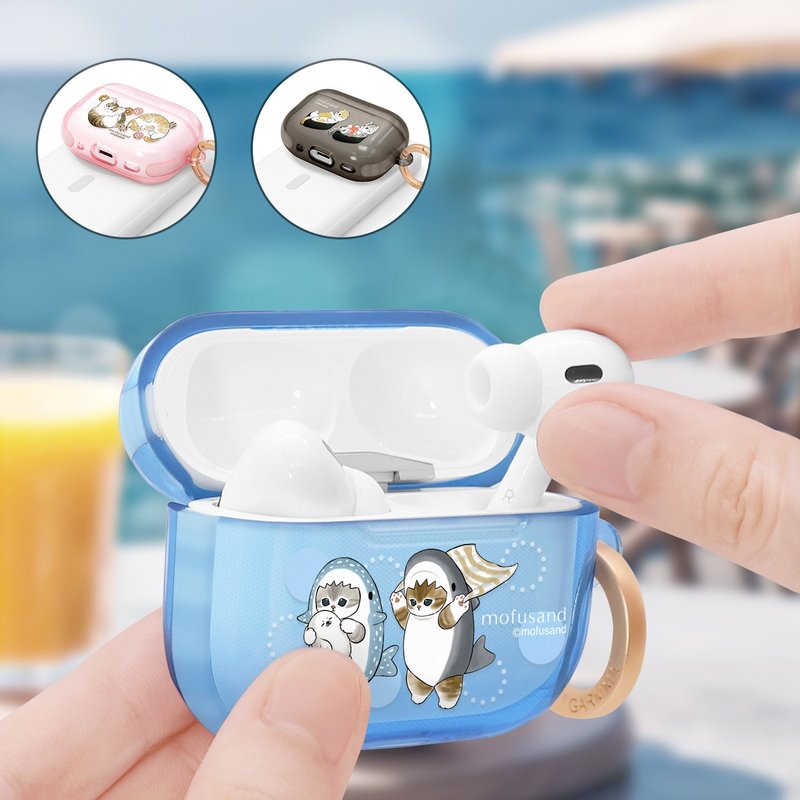 GARMMA  Mofusand 猫福珊迪 for AirPods Pro/ Pro2 保护套 - 耳机收纳 - 硅胶 黑色