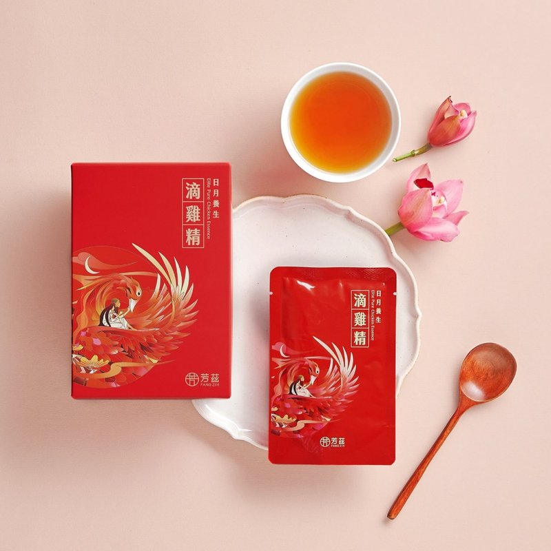 芳兹 日月养生常温滴鸡精 养生补气 | 彩盒款 8 包 / 盒 - 健康/养生 - 浓缩/萃取物 多色